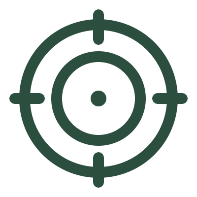 Line icon for the Clarity stage of the Frontier Method
