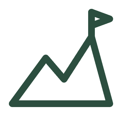 Line icon for the Scale stage of the Frontier Method